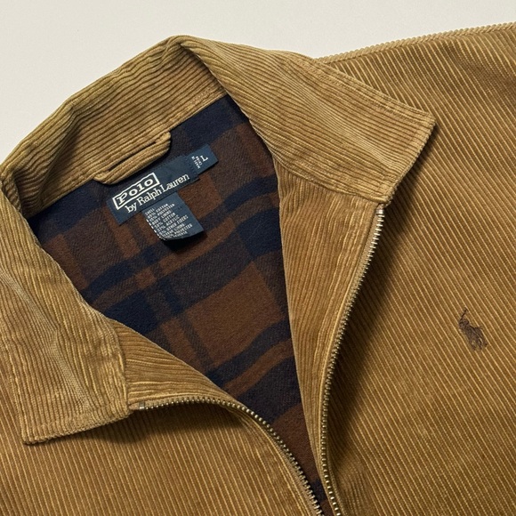 Polo Ralph Lauren Corduroy Plaid Lined Jacket - Picture 2 of 5